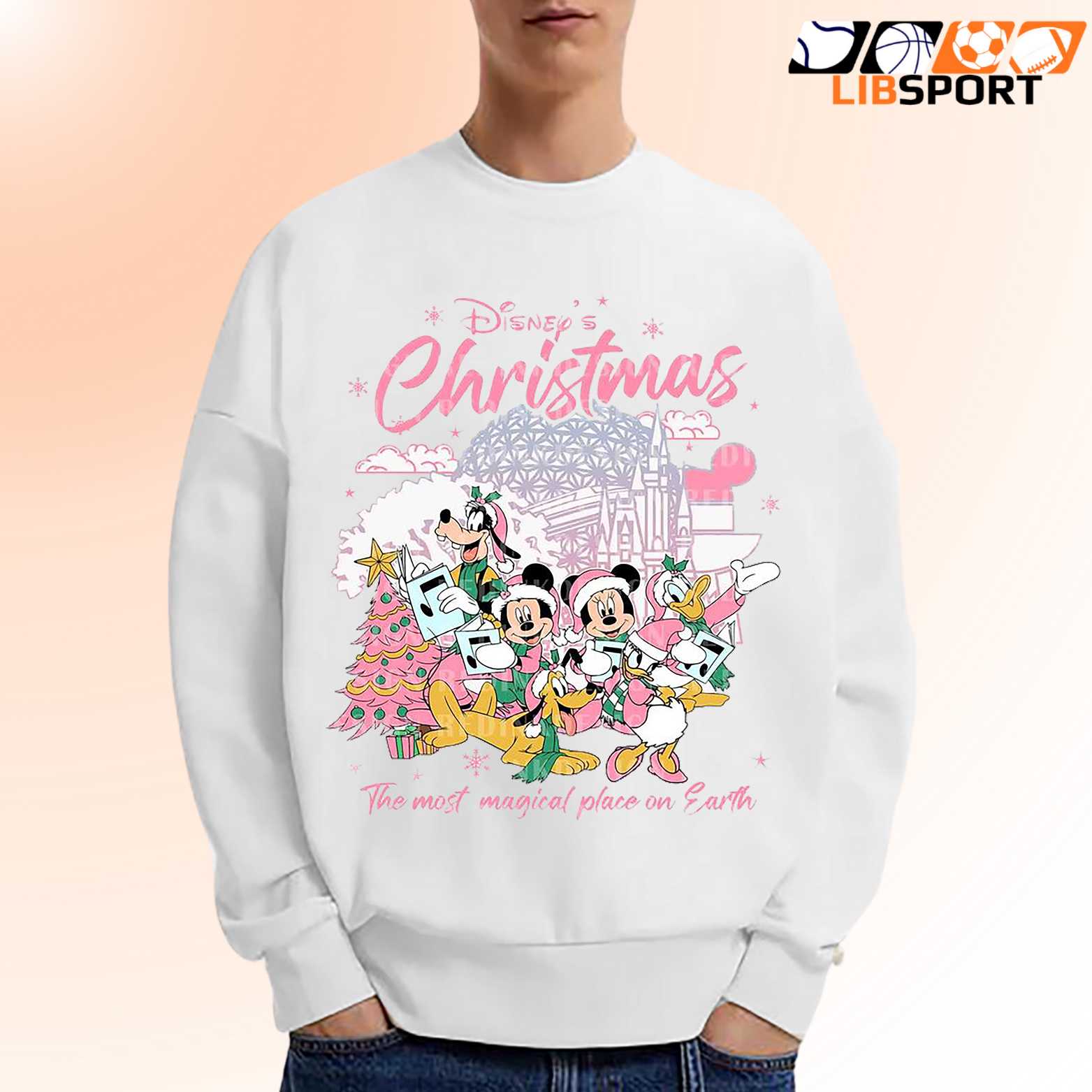 The Most Magical Place On Earth T Shirt, Christmas Mouse Unisex Tee